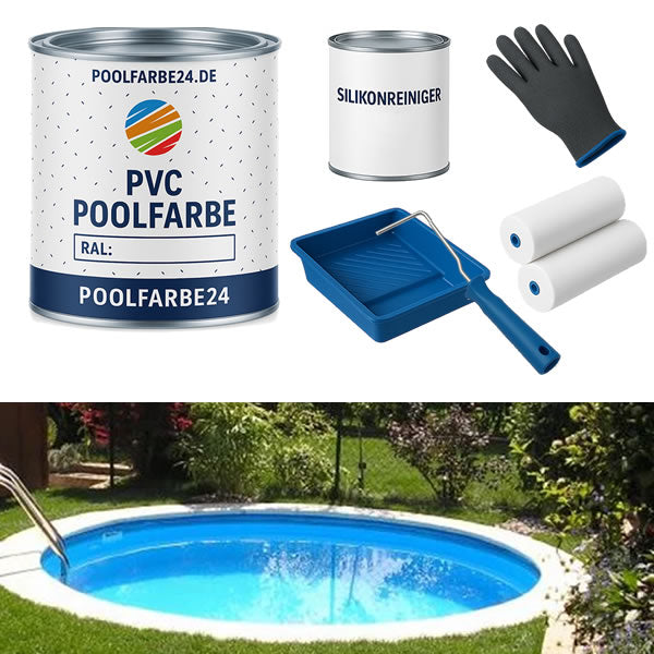 "Rundum-Sorglos-Pakete" für Runde Pools - poolfarbe24.de